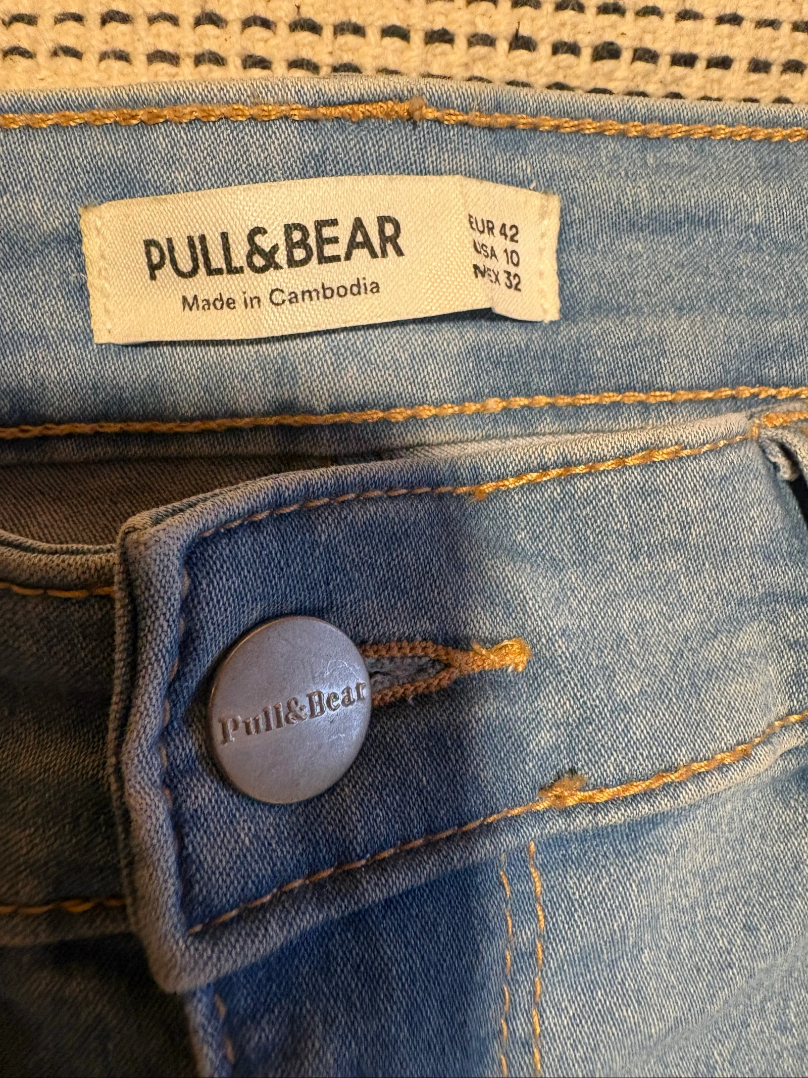 Jeans Pull&Bear skinny taille haute bleu taille 42 / Jean slim bleu L – photo 5